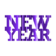 Text Flip - New Year New Me.stl Text Flip: New Year - New Me
