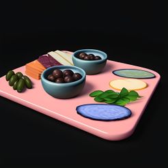 IMG_4629.jpeg Archivo STL Práctica tabla de aperitivos・Modelo imprimible en 3D para descargar