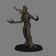 02.jpg Groot and Rocket - Guardians of the Galaxy LOW POLYGONS AND NEW EDITION