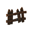 model-3.png Wooden fence no.2