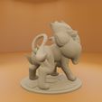 PyroarMale7.jpg Pokemon No. 667, 668 Litleo, Pyroar