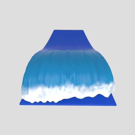 🌊 ocean wave v2・ STL File for 3D printing・Cults