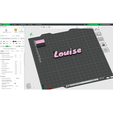 Porte-cle-personnalise-Louise-Bambu-studio.png Louise personalized key ring