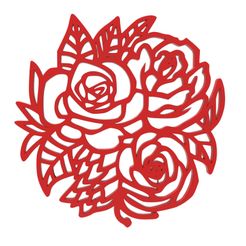untitled.119.jpg STL file Hanging Rose Flower・3D print design to download
