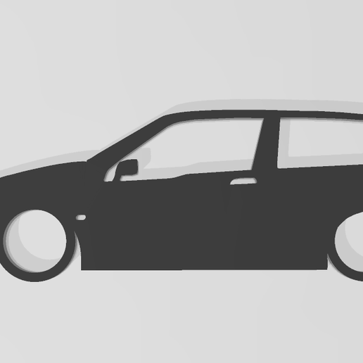 Key ring Alfa Romeo 145 3D model