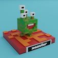monstro-1.jpg Minecraft monster model | STL file for 3D printing