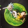 Rick and Morty Inside the Portal - 3D Fan Art