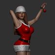 04.jpg Santa girl 3D print model Free