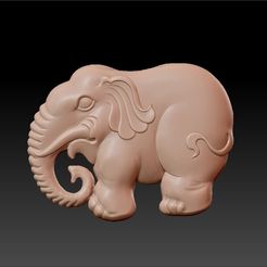 elephant_pendant1.jpg Archivo STL gratis elefante colgante・Modelo imprimible en 3D para descargar