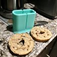 7c074cb6531c56806ecb6f34032ec222_display_large.jpg Free STL file Bagel Slicer with Fusion360 files・3D printing idea to download