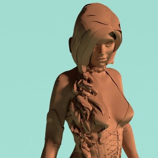 Mage Girl Witch 3D model