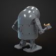 2.jpg 3D file Nier Automata - Small stubby Robot Toy・3D print object to download