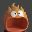 IMG-20260224-WA0001.jpg Calcifer Desk Organizer - Fire Demon Container (Studio Ghibli STL) (English: Calcifer Desk Organizer - Fire Demon Container - Ghibli Inspired)