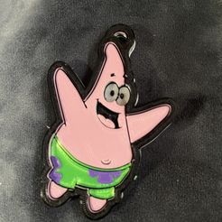 Patrick-Star.jpg Free STL file Patrick Star Keychain・3D printing template to download, RollWithIt