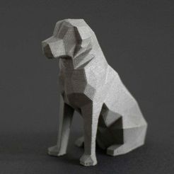 beto_thingiverse.jpg Low Poly Golden Retriever - Beto