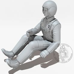 Bildname0038.jpg Archivo STL gratis PILOTO (1:6)・Objeto para impresora 3D para descargar