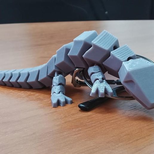 Articulated Cyber Gecko Duo - Print-in-Place Flexi Lizard