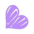 Heart feuille 4.stl Heart lightbox