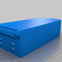 RosinBox.png Archivo 3D gratis Caja de colofonia con tapa abatible Print in place・Diseño imprimible en 3D para descargar, Seth995