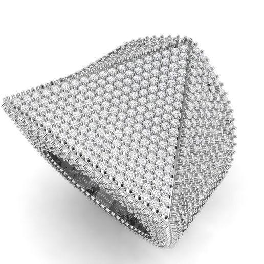 STL file Triangular Pyramid Shape Champions Diamond Ring 💎 (OBJ)・3D ...