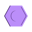 hexagon_circle.stl Circle Hexagon – 3D Printable Game Token