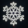2fcca43d-d0ba-41f9-8f71-5f857d696894.jpg Minimalist Snowflake LED Neon Sign - Winter / Christmas Decorations