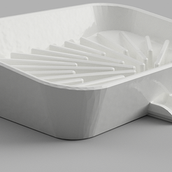 1.png Soap Dish with added drain spout