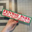 Holding-the-Model.webp Authentic Fenway Park 3D Printed Game Day Ticket Sales Sign
