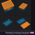 thumbnail_gumroad.png Parametric Enclosure Generator PRO v14.0 — 130+ Params 26 Connectors OpenSCAD