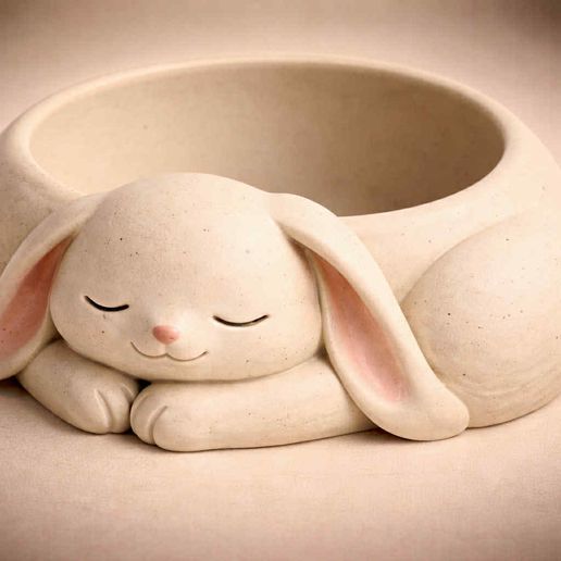 Rabbit Bowl - Cuenco de Conejo - وعاء الأرنب
