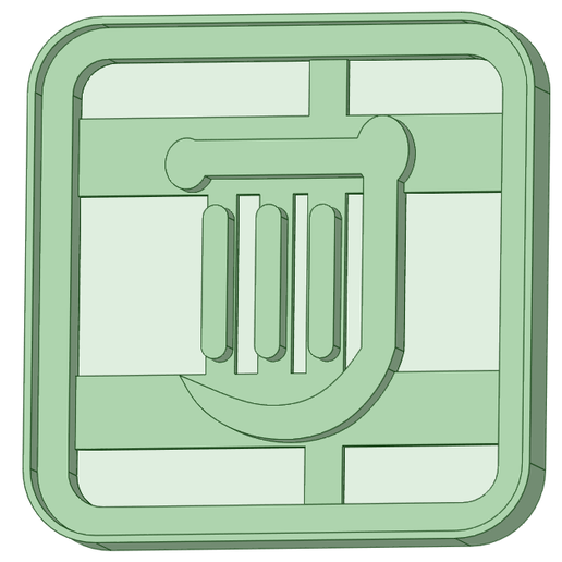 Final Fantasy 9 cookie cutter - 3D model önizlemesi