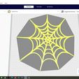 spiderweb.jpg STL file 2D Silhouette/Stencil Spiderweb・Template to download and 3D print