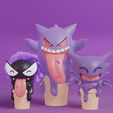 ice-cream-gastly-line-ender.jpg Pokemon - Ice Cream Gastly, Haunter and Gengar