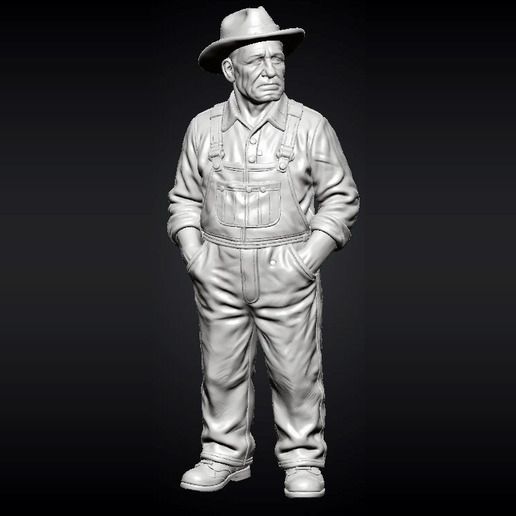 Sunday After Church Vol 2 - Old Farmer in Overalls
