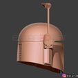 boba.19.jpg Boba Fett Helmet - Mandalorian Death watch Hemet 3D print model