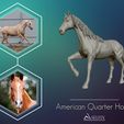 American Quarter Horse A\SELFIX American Quarter Horse model 3D print model