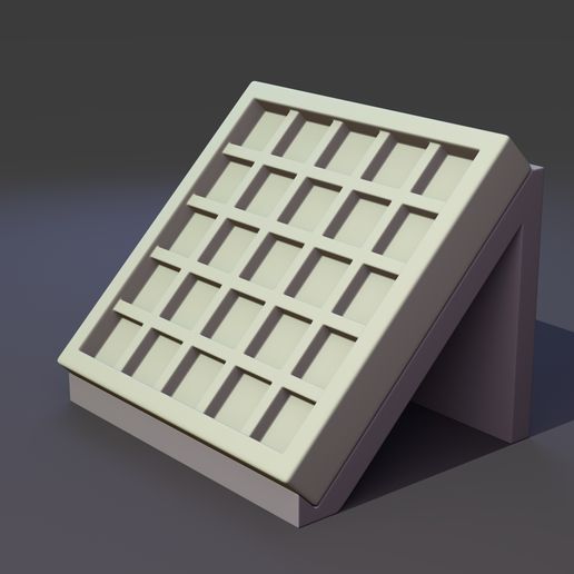 stand_5x5.jpg Artisan Keycap Tray -DIGITAL FILES FOR 3D PRINTING - KEYCAP TRAY FOR ARTISAN KEYCAP
