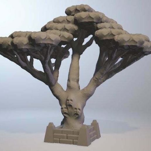 Delving Decor: Arcane Tree (28mm/Heroic scale) 3D model