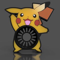 picachu.jpg 3D file Base for Alexa in the shape of Pikachu・3D printer design to download