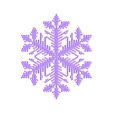 reiter40-var1.stl Snowflake growth simulation in BlocksCAD