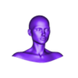 1.stl 26 3D HEAD FACE FEMALE CHARACTER FEMALE TEENAGER PORTRAIT DOLL BJD LOW-POLY 3D MODEL