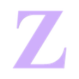 Z.STL Letras del alfabeto