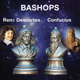 uyui.png Philosophers & Scientists Chess Set – 3D Printable STL/OBJ (12 Unique Bust Pieces + Board)
