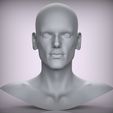 300.13.jpg 11 Male Head Sculpt 01 3D model Low-poly 3D model