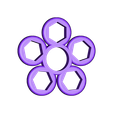 Flower_Like_Fidget_With_M10_Nuts.stl Fichier STL gratuit Flower Like Fidget avec des noix M10・Objet imprimable en 3D à télécharger