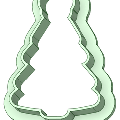 Contorno.png Christmas cutter set 40mm cookie cutter