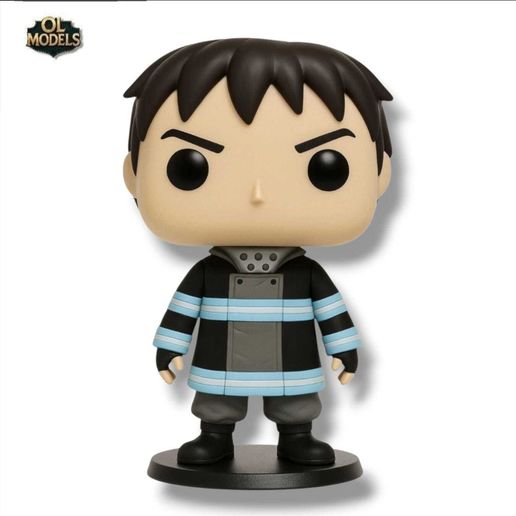 🔥 Shinra Kusakabe Chibi Figure Fire Force 3D Model・ STL File for 3D ...
