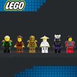 Ninjago-All-Character-5.jpg Fichier STL Lego - Ninjago Tous les personnages・Objet imprimable en 3D à télécharger