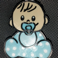 bebe-azul.png baby shower keychain