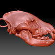 product_image_10099.png Free STL file Hyena Skull Pendant with Loop・3D print model to download